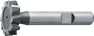 A25250: Fresa codolo cilindrico in acciaio HSS Co5 per sedi Woodruff; FORMAT