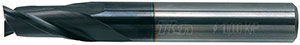 A50021: Fresa codolo cilindrico a 2 taglienti in metallo duro rivestita ENERGY DIN 6527 1,5xD; TKN