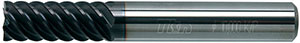 A50091: Fresa codolo cilindrico a 6/8 taglienti in metallo duro rivestita ENERGY DIN 6527 per acciai con elevata durezza; TKN