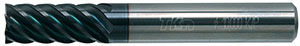 A50101: Fresa codolo cilindrico a 6/8 taglienti in metallo duro rivestita ENERGY DIN 6527 ad alte prestazioni; TKN
