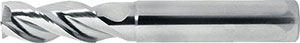 A50205: Fresa codolo cilindrico a 3 taglienti  in metallo duro "HELIX-ANGLE" per alluminio; TKN