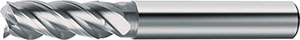 A50215: Fresa codolo cilindrico a 4 taglienti in metallo duro "HELIX-ANGLE" per alluminio; TKN