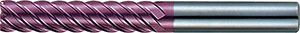 A50380: Fresa codolo cilindrico a 6 taglienti in metallo duro rivestita TiAlN 3xD; FORMAT