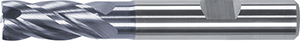 A50945: Fresa codolo cilindrico a 4 taglienti in metallo duro rivestita "Haimer Mill"; HAIMER