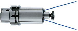 C65725: Mandrino portafresa fisso DIN ISO 12164-1 HSK-A 63 con adduzione del lubrorefrigerante; HAIMER