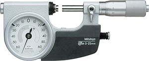 F10806: Micrometro per esterni con comparatore - IP 54; MITUTOYO