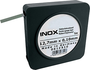 F70500: Spessore calibrato in acciaio inox; FORMAT