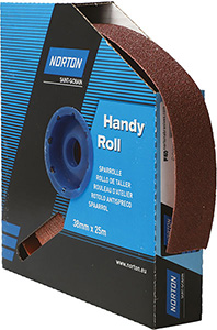 L10105: Rotolo di tela abrasiva antispreco; NORTON
