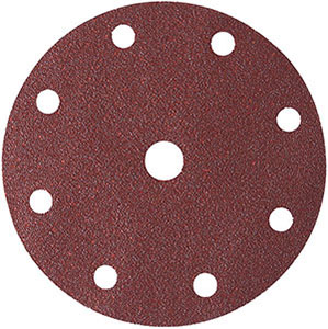 L15237: Disco multiforo con velcro con abrasivo in ossido di alluminio; FORMAT