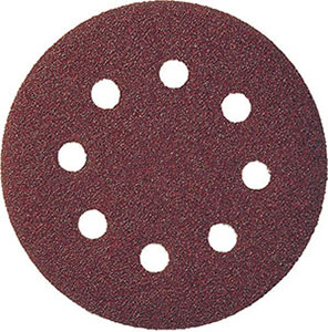 L15260: Disco multiforo con velcro con abrasivo in ossido di alluminio; FORMAT