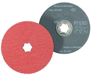 L15430: Disco fibrato Combiclick® abrasivo ceramico CO-COOL; PFERD