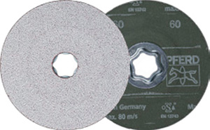 L15431: Disco fibrato Combiclick® abrasivo ceramico CO-ALU; PFERD