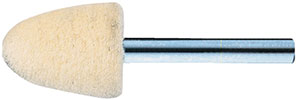 L40020: Feltro con gambo forma conica con testa arrotondata; PFERD