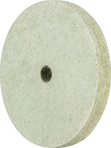 L40045: Disco in feltro con inserto metallico con foro; PFERD