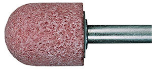 L40163: Mola abrasiva con gambo forma cilindrica con testa arrotondata; PFERD