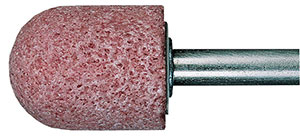 L40167: Mola abrasiva con gambo forma cilindrica con testa arrotondata; PFERD