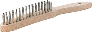 L66006: Spazzola a mano in acciaio inox; FORMAT