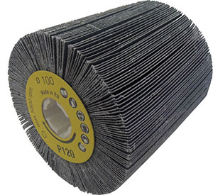 L70341: Rullo a lamelle in tela abrasiva allo zirconio per satinatrice; EVERGREEND