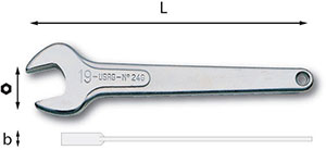 N05052: Chiave a forchetta semplice; USAG