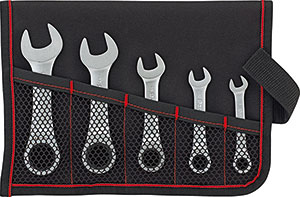 N05659: Serie di chiavi combinate extracorte a cricchetto; FORMAT