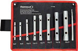 N06010: Serie di chiavi a tubo doppie; FORMAT