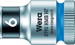 N10081: Chiave a bussola con bocca esagonale con funzione di ritegno; WERA