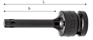 N10925: Chiave a bussola Impact per viti con impronta Torx®; USAG