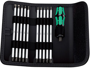 N16495: Assortimento di giraviti con lame intercambiabili; WERA