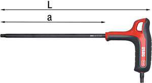 N20365: Chiave maschio piegata con impugnatura per viti con impronta Torx®; USAG