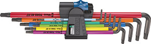 N20916: Serie di chiavi maschio piegate lunghe per viti Torx®; WERA