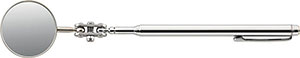 N25526: Asta telescopica snodata con specchio e terminale magnetico; NO LABEL