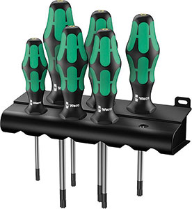 N25898: Serie di giraviti per viti di sicurezza con impronta Torx® Tamper Resistent®; WERA