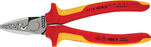 N32960: Pinze crimpatrici per terminali a bussola VDE; KNIPEX