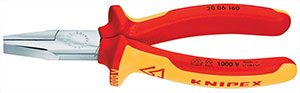N35171: Pinze a becchi piatti corti VDE; KNIPEX
