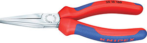 N35191: Pinze a becchi piatti lunghi; KNIPEX