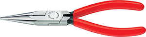 N35218: Pinze a becchi mezzitondi lunghi; KNIPEX