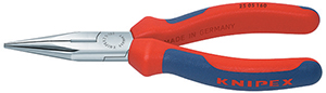 N35219: Pinze a becchi mezzitondi lunghi; KNIPEX