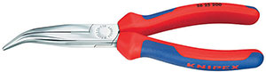 N35254: Pinze a becchi mezzitondi lunghi piegati; KNIPEX