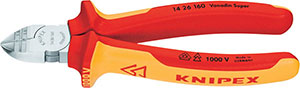 N35308: Tronchesi a taglienti diagonali con spellafili VDE; KNIPEX