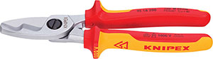 N35382: Tagliacavi per cavi di rame e alluminio VDE; KNIPEX