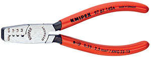 N35504: Pinze crimpatrici per terminali a bussola; KNIPEX