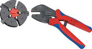 N35511: Pinze crimpatrici MultiCrimp® per terminali e capicorda; KNIPEX