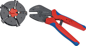 N35511: Pinze crimpatrici MultiCrimp® per terminali e capicorda; KNIPEX