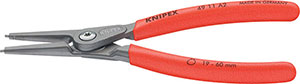 N35622: Pinze a becchi diritti per anelli elastici esterni; KNIPEX