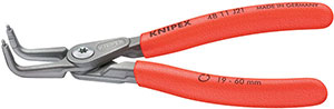 N35626: Pinze a becchi piegati a 90° per anelli elastici interni; KNIPEX