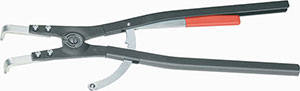 N35627: Pinze a becchi piegati a 90° per anelli elastici esterni; KNIPEX