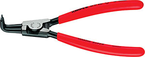 N35632: Pinze a becchi piegati a 90° per anelli elastici esterni; KNIPEX
