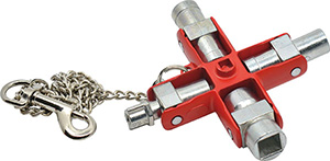 N36590: Chiave universale per quadri ed armadi elettrici; NO LABEL