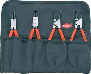 N36606: Assortimento di pinze per anelli elastici; KNIPEX