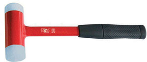 N50380: Mazzuola antirimbalzo con teste in poliuretano; TKN